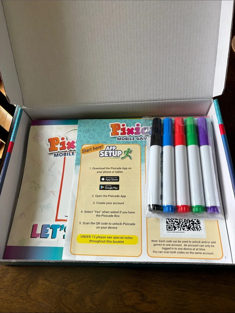Pixicade Mobile Game Maker - Blue Interactive Game Creator, NWOT
